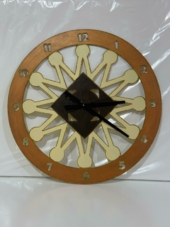 Reloj decorativo circular 60cm Mandala - comprar online