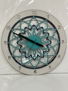 Reloj decorativo circular 60cm Mandala - La Casa de la Abuela