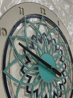 Reloj decorativo circular 60cm Mandala - comprar online