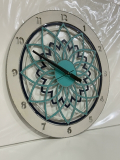 Reloj decorativo circular 60cm Mandala en internet