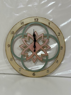 Reloj decorativo circular 40cm Mandala - comprar online