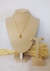 Conjunto gota cravejado + pedra zircônia - loja online