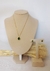 Conjunto gota cravejado + pedra zircônia