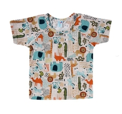 Pijama Curto Meia Malha Safari - comprar online