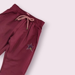 Calça Jogger Infantil Bordo Feminina Lilica Ripilica - comprar online