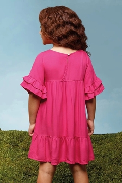 Vestido Infantil Viscose Sarjado - comprar online