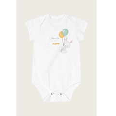 Body Infantil Brandili Elefantinho Branco