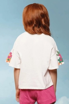 Blusa Infantil Menina Crafting Details na internet