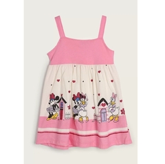 Vestido Infantil Brandili Minnie Rosa