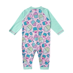 Pijama Macacão Cupcake Meia Malha - comprar online