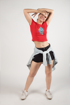 CAMISETA CROPPED VOLLEY 10 - DERRETA-SE COM VOLEIBOL