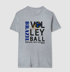 CAMISETA MASCULINA - BRAZIL DEDICATION FOCUS DISCIPLINE - VOLLEY 10 - VOLLEYWEAR