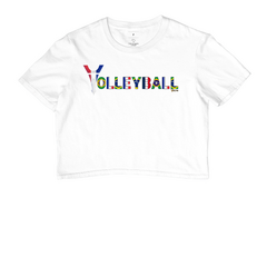 CAMISETA CROPPED - BRASIL OLÍMPICO - VOLLEY 10 - VOLLEYWEAR