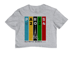 CAMISETA CROPPED - PARIS 2024