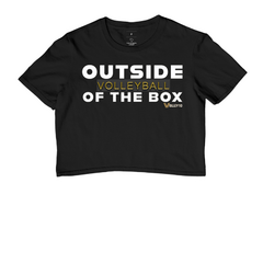 CAMISETA CROPPED - OUTSIDE OF THE BOX - VOLLEY 10 - VOLLEYWEAR