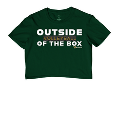 CAMISETA CROPPED - OUTSIDE OF THE BOX - loja online