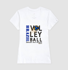 CAMISETA FEMININA - BRAZIL DEDICATION FOCUS DISCIPLINE - VOLLEY 10 - VOLLEYWEAR