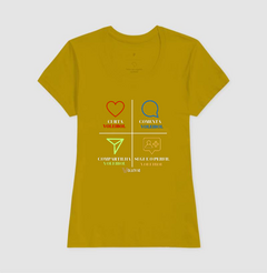 CAMISETA FEMININA - CURTA COMENTA COMPARTILHA SEGUE