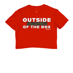 CAMISETA CROPPED - OUTSIDE OF THE BOX na internet