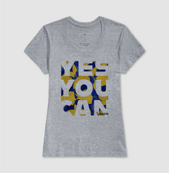 CAMISETA FEMININA - YES YOU CAN - loja online