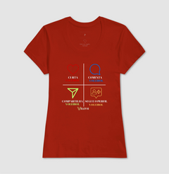 CAMISETA FEMININA - CURTA COMENTA COMPARTILHA SEGUE