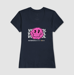 CAMISETA FEMININA - SORRIA COM VOLEIBOL - VOLLEY 10 - VOLLEYWEAR