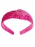 Tiara de Cabelo Veludo Arco Hair Band Infantil - Rosa Chiclete - comprar online