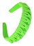 Tiara Trançada Arco de Cabelo Canelada Arco HairBand Adulto - Verde Neon - comprar online