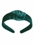 Tiara de Cabelo Veludo Arco Hair Band Adulto - Verde Escuro - loja online