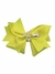 Laço Pérola Infantil Presilha No Bico de Pato Para Cabelo Infantil - Amarelo Neon - Bow Fashion Style