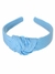 Tiara de Cabelo Canelada Nó Arco HairBand Infantil - Azul Bebe - comprar online