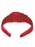 Tiara de Cabelo Veludo Arco Hair Band Infantil - Vermelho - comprar online