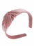 Tiara de Cabelo Veludo Arco Hair Band Infantil - Rose - comprar online