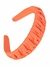 Tiara Trançada Arco de Cabelo Canelada Arco HairBand Infantil - Laranja Neon - comprar online