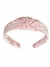 Tiara de Cabelo Veludo Arco Hair Band Adulto - Rosa Bebê Canelada - comprar online