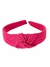 Tiara de Cabelo Canelada Nó Arco HairBand Infantil - Pink - comprar online