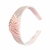 Tiara de Cabelo Veludo Arco Hair Band Infantil - Rosa Bebe - loja online