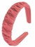 Tiara Trançada Arco de Cabelo Canelada Arco HairBand Infantil - Goiaba - comprar online