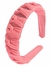 Tiara Trançada Arco de Cabelo Canelada Arco HairBand Adulto - Rosa