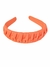 Tiara Trançada Arco de Cabelo Canelada Arco HairBand Adulto - Laranja Neon - comprar online