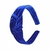 Tiara de Cabelo Veludo Arco Hair Band Infantil - Azul Royal - comprar online