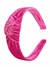 Tiara de Cabelo Veludo Arco Hair Band Infantil - Rosa Chiclete