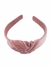 Tiara de Cabelo Veludo Arco Hair Band Adulto - Rose - comprar online