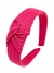 Tiara de Cabelo Canelada Nó Arco HairBand Infantil - Pink - comprar online