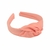 Tiara de Cabelo Bengaline Arco Hair Band Infantil - Salmao - comprar online