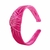 Tiara de Cabelo Veludo Arco Hair Band Infantil - Rosa Chiclete - loja online