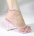 Sandália Salto Fino rosa Bale - comprar online