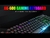 Teclado Gamer iMice AK-600 QWERTY español latinoamérica color negro con luz RGB - Retroiluminación Rainbow - comprar online