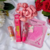 Kit little pink package gloss liptint balm laço cetim na internet