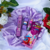 Kit little purple package gloss liptint balm laço cetim